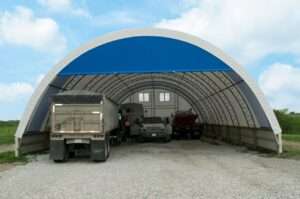 Tractor Implement Strorage Equipment Storage | DIY Agriculture Buildings — Custom Farm Buildings ...